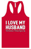 Love My Husband But Wanna Square Up Women's Racerback Tank