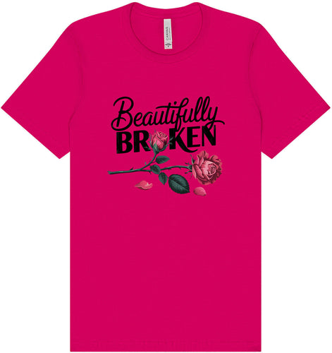 Beautifully Broken Adult Bella Canvas Shirt