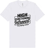 High Functioning Introvert Adult Bella Canvas Shirt