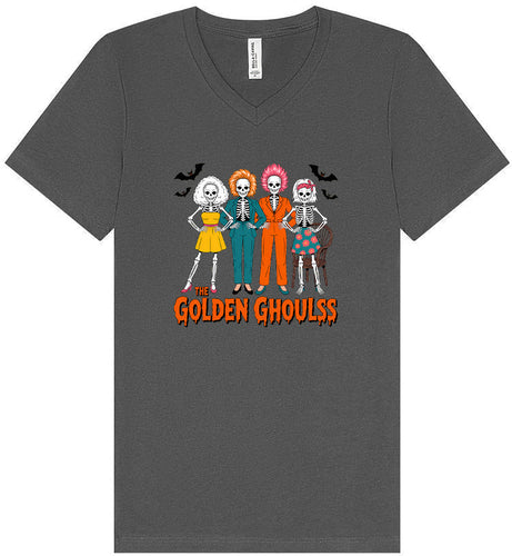 Golden Ghouls Unisex V-Neck Shirt