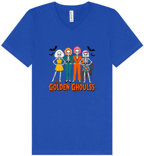 Golden Ghouls Unisex V-Neck Shirt
