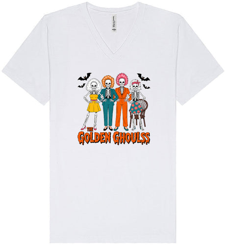 Golden Ghouls Unisex V-Neck Shirt