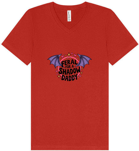 Feral for a Shadow Daddy Unisex V-Neck Shirt