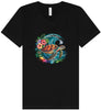 Sea Turtle in the Waves Unisex V-Neck Shirt