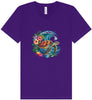 Sea Turtle in the Waves Unisex V-Neck Shirt
