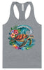 Sea Turtle in the Waves Women's Racerback Tank