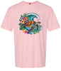 Sea Turtle in the Waves Adult Gildan Soft Shirt