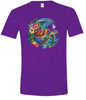 Sea Turtle in the Waves Adult Gildan Soft Shirt