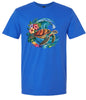 Sea Turtle in the Waves Adult Gildan Soft Shirt
