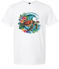 Sea Turtle in the Waves Adult Gildan Soft Shirt