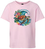 Sea Turtle in the Waves Children's Gildan Soft Shirt