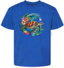 Sea Turtle in the Waves Children's Gildan Soft Shirt