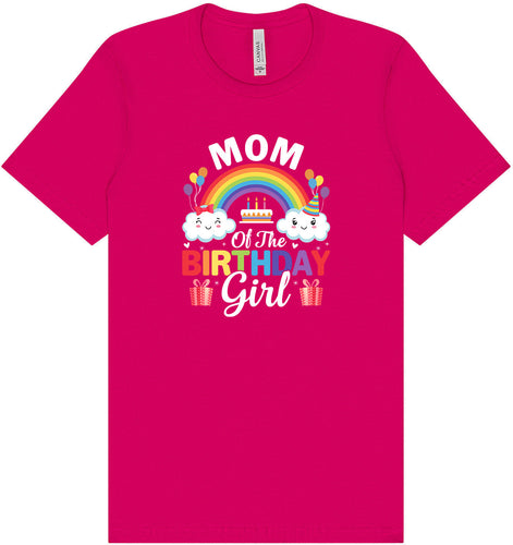 Mom of the Birthday Girl Adult Bella Canvas Shirt