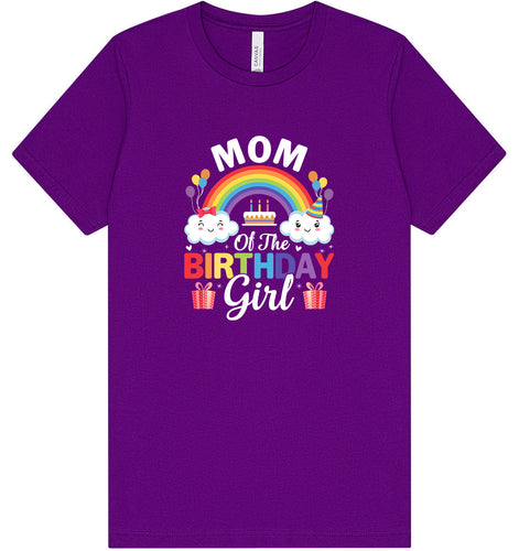 Mom of the Birthday Girl Adult Bella Canvas Shirt