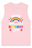 Mom of the Birthday Girl Muscle Tank