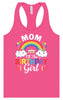 Mom of the Birthday Girl Women's Racerback Tank