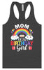 Mom of the Birthday Girl Women's Racerback Tank