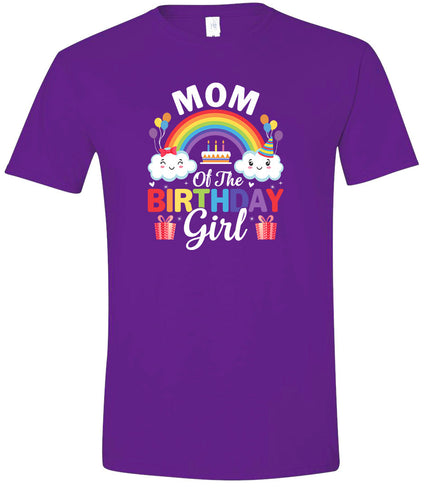 Mom of the Birthday Girl Adult Gildan Soft Shirt