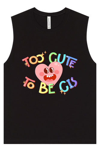 Too Cute to Be CIS Muscle Tank