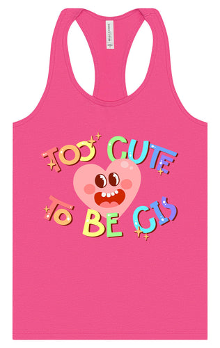 Too Cute to Be CIS Women's Racerback Tank