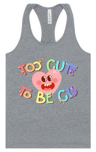 Too Cute to Be CIS Women's Racerback Tank