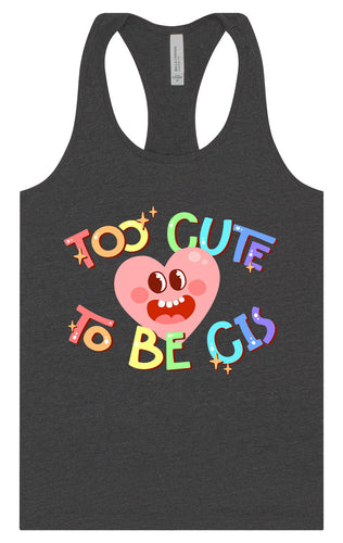 Too Cute to Be CIS Women's Racerback Tank