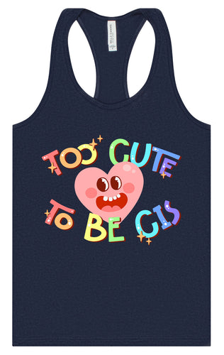 Too Cute to Be CIS Women's Racerback Tank