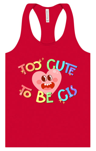 Too Cute to Be CIS Women's Racerback Tank
