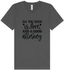 Love and a Good Attorney Unisex V-Neck Shirt