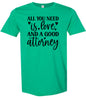 Love and a Good Attorney Adult Gildan Soft Shirt