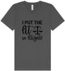 I Put the Lit in Litigate Unisex V-Neck Shirt