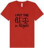 I Put the Lit in Litigate Unisex V-Neck Shirt
