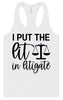I Put the Lit in Litigate Women's Racerback Tank