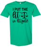 I Put the Lit in Litigate Adult Gildan Soft Shirt