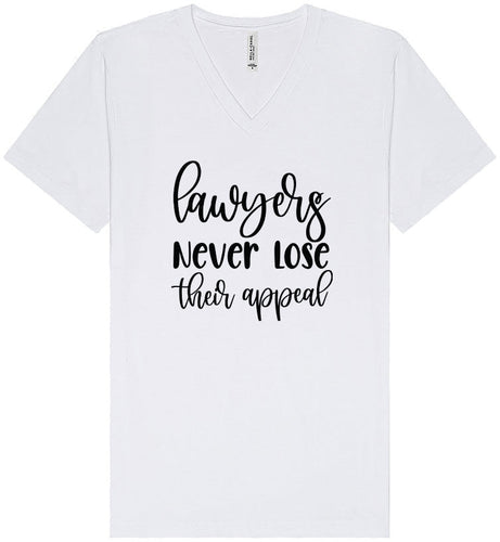 Lawyers Never Lose Their Appeal Unisex V-Neck Shirt