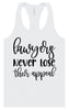 Lawyers Never Lose Their Appeal Women's Racerback Tank