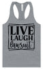 Live Laugh Lawsuit Women's Racerback Tank