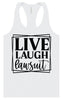 Live Laugh Lawsuit Women's Racerback Tank