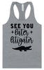 See You Later Litigator Women's Racerback Tank