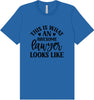 This is What an Awesome Lawyer Looks Like Adult Bella Canvas Shirt