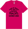 This is What an Awesome Lawyer Looks Like Adult Bella Canvas Shirt