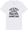 This is What an Awesome Lawyer Looks Like Adult Bella Canvas Shirt