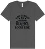 This is What an Awesome Lawyer Looks Like Unisex V-Neck Shirt