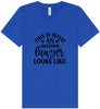 This is What an Awesome Lawyer Looks Like Unisex V-Neck Shirt