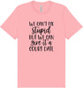 We Can't Fix Stupid but We Can Give it a Court Date Adult Bella Canvas Shirt