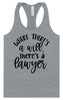 Where There's a Will, There's a Lawyer Women's Racerback Tank