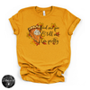 Feed Me Pie And Tell Me I'm Pretty Tee | Fall Pumpkin Pie Graphic T-Shirt