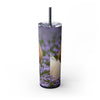Skinny Tumbler with Straw – 20 oz Stainless Steel Cup