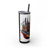 Skinny Tumbler with Straw – 20 oz Stainless Steel Cup