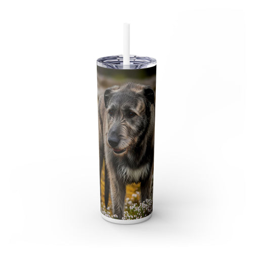 Skinny Tumbler with Straw – 20 oz Stainless Steel Cup